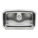 WHI-WHNU2917 Noah's Collection Brushed Stainless Steel Undermount Retangular Sink