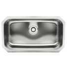 WHI-WHNU2918REC Noah's Collection Brushed Stainless Steel single bowl undermount sink