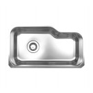 WHI-WHNUB3016 Noah's Collection Brushed Stainless Steel single bowl undermount sink