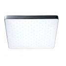 WHI-WHOSA24SQ-8-BN Showerhaus square rainfall showerhead with smooth face and easy to clean spray holes - solid brass construction with adjustable ball joint