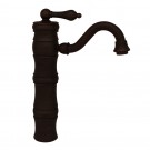 WHI-WHSL3-9724-MB Vintage III single hole/single lever elevated lavatory faucet with traditional spout