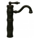 614.463TF-ORB Blairhaus McKinley deck mount tub filler set with smooth arcing spout, bell-shaped cross handles, smooth escutcheons, hand held shower with white accents and built-in diverter