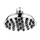 WHI-WHSM01-6-C Showerhaus small sunflower rainfall showerhead with 37 nozzles - solid brass construction with adjustable ball joint
