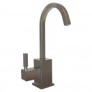 WHI-WHSQ-C003-BN Q-Haus contemporary square design point of use drinking water faucet with gooseneck spout
