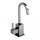 WHI-WHSQ-H003-C Q-Haus contemporary square design instant hot water dispenser with gooseneck spout and self closing handle