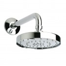 WHI-WHUS579-C Metrohaus round showerhead with easy to clean rubber nozzles and arm