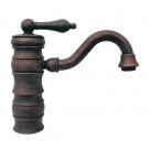 WHI-WHVEG3-1095-MB Vintage III single hole/single lever lavatory faucet with traditional swivel spout