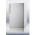 FF511LX7SSTBADA Commercially listed ADA Compliant 20" wide  all-refrigerator for general purpose use, auto defrost with SS door, towel bar handle, and white cabinet