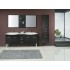 147-519-DB-5831 71" Double Sink Vanity w/Legs, Espresso