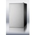 CM421BLXBI7SSHH Commercially listed 20" wide built-in refrigerator-freezer with a stainless steel door, horizontal handle and black cabinet