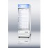 SCFU1510 Large capacity upright glass door freezer for commercial use, with digital thermostat and frost-free operation