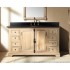238-103-5321 56" Single Cabinet, Natural Oak
