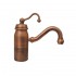 WHI-3-3163-C-ACO Beluga single handle entertainment/prep faucet with traditional curved swivel spout curved handle and solid brass side spray