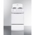 RE201W 20" wide electric range in white finish with coil burners