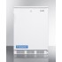 CT66L Freestanding refrigerator-freezer with lock, SUMMIT's "dual evaporator" cooling and cycle defrost