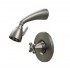 514.111WS-ORB Blairhaus Jackson widespread lavatory faucet with smooth lined arcing spout, cone-shaped lever handles, beveled escutcheons and pop-up waste