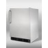 CT67CSS Built-in refrigerator-freezer in complete stainless steel, with cycle defrost, deluxe interior, TB handle