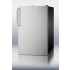 CM421BL Series 20" wide counter height refrigerator-freezers with locks, manual defrost in a range of exterior finishes