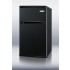 CP36BK Compact two-door refrigerator-freezer in 19 inch width and black exterior; replaces CP36B