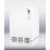 CT66LBIMEDADA ADA Compliant built-in undercounter refrigerator-freezer with temperature alarm and external display, cycle defrost, internal fan and front lock