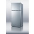 FF882SLVSS Frost-free refrigerator-freezer in slim 24" footprint with platinum cabinet and reversible stainless steel doors