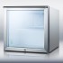 FFAR2LGLCSS7 Commercially approved "cube" sized all-refrigerator in stainless steel with glass door and lock