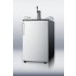 SBC500BSSTB7 Commercially approved portable beer dispenser with black cabinet and stainless steel door
