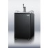SBC500BST7 Commercially approved full-sized portable beer dispenser in black with stainless steel top