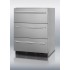 SPF5DSSTBADA ADA compliant 3-drawer all-freezer for medical use; complete stainless steel construction for built-in or freestanding use