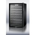 SWC525L7 Series Commercially listed 20" wide glass door wine cellars for freestanding use, with lock, digital thermostat, and a choice of handle styles