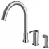 UF11140 (Chrome) "Contemporary Collection" Single-Handle Kitchen Faucet With Side-Spray