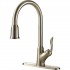 UF13303 (Stainless Steel)  "Transitional Collection" Single-Handle Kitchen Faucet With Pull-Down Spray