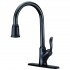 UF13305 (Oil Rubbed Bronze) "Transitional Collection" Single-Handle Kitchen Faucet With Pull-Down Spray