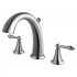 UF55410 (Chrome) "Transitional Collection" Two-Handle Widespread Bathroom Sink Faucet