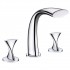 UF65300 (Chrome)  "Twist Collection" Two-Handle Roman Tub Faucet