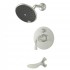 UF79303 (Brushed Nickel) "Twist Collection" Single-Handle Tub And Shower Faucet