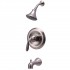 UF79403 (Brushed Nickel)  "Arc Collection" Single-Handle Tub And Shower Faucet