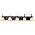 V1485-79 Marti 5-light Antique Bronze Bathroom Vanity