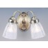V1622-1 2-light Antique Brass Bathroom Vanity