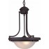 V2072-79 2-light Antique Bronze Bowl-Shaped Pendant