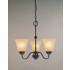 V2253-79 Hammond 3-light Antique Bronze Chandelier