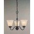 V2263-79 Hammond 3-light Antique Bronze Chandelier