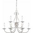 V2319-33 Minster 9-light Brushed Nickel Chandelier