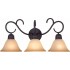V3773-79 Windsor 3-light Antique Bronze Wall Sconce
