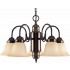 V4435-79 Marti 5-light Antique Bronze Chandelier