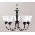 V4505-83 Minster 5-light Roman Bronze Chandelier