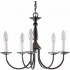 V4515-79 5-light Antique Bronze Chandelier