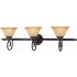 V6143-79 Troy 3-light Antique Bronze Bathroom Vanity