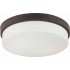 V6241-79 1-light Antique Bronze Flush Mount Ceiling Fixture