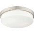 V6242-33 2-light Brushed Nickel Flush Mount Ceiling Fixture